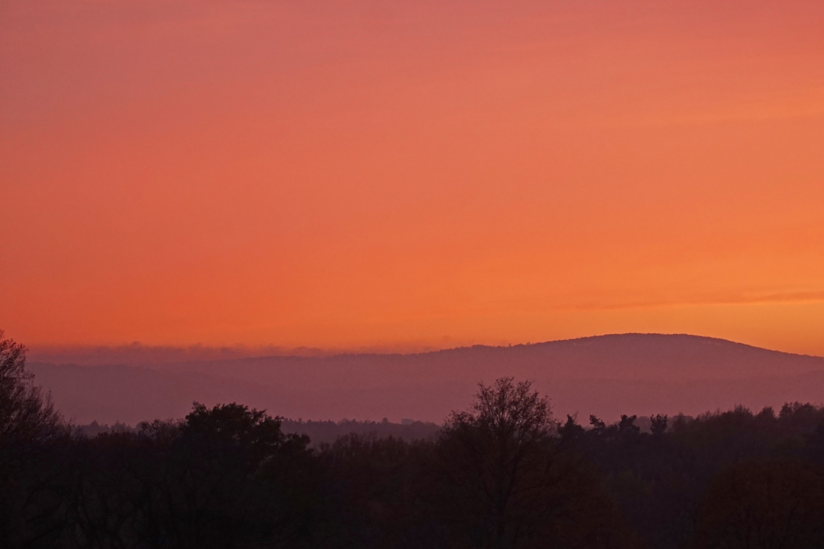 Abendrot zum Feierabend