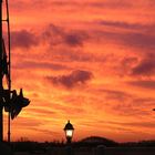 Abendrote im Leiden, Holland