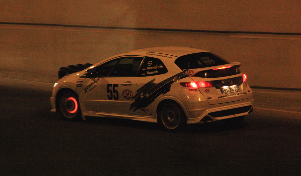 Abendroth/Tausch AvD Sachsen Rallye an der Glückauf-Brücke