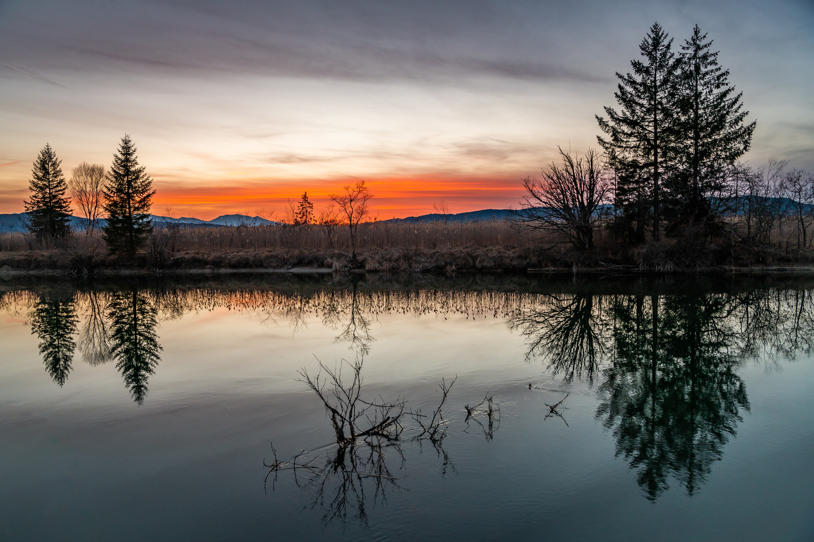 Abendruhe am Fluss