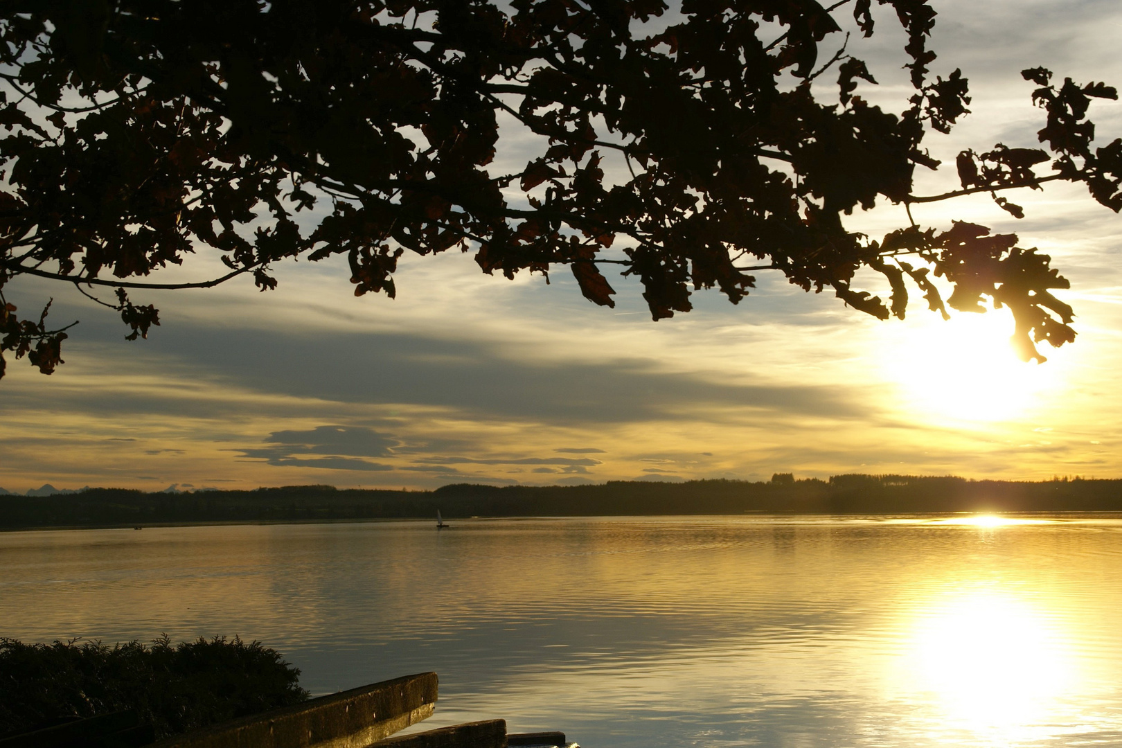  Abendruhe  am See