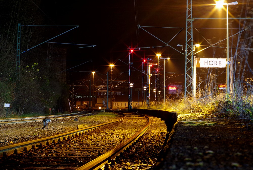 Abendruhe auf dem Bahnsteig