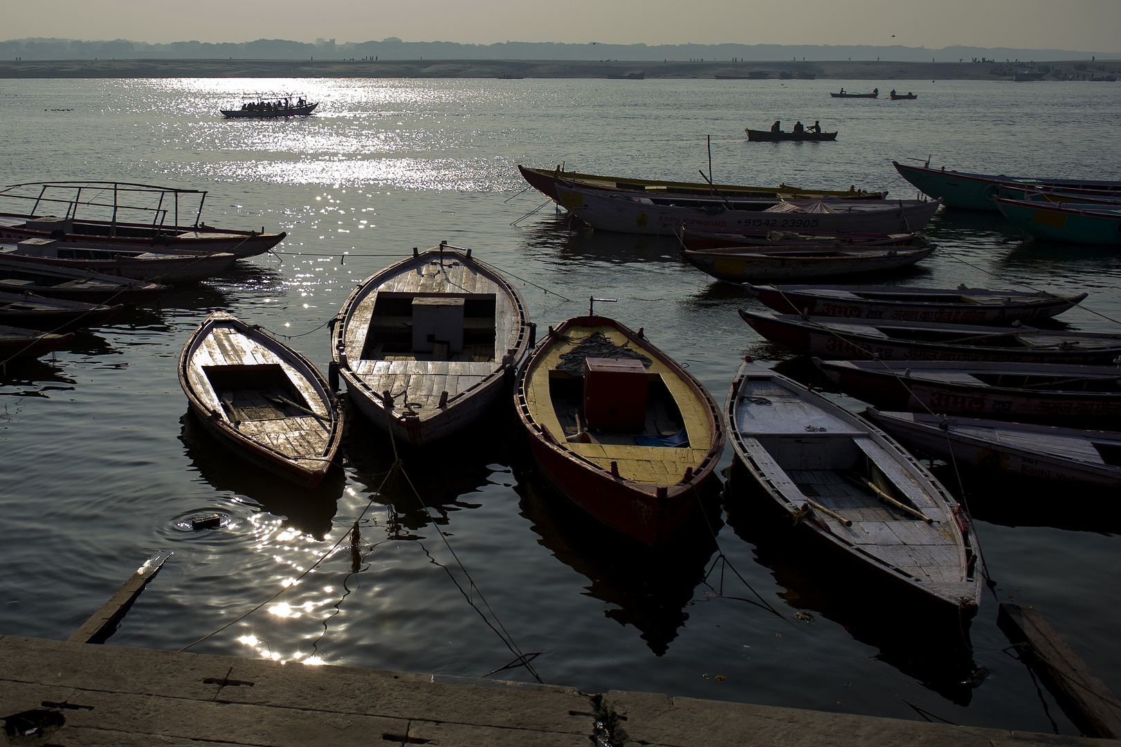 Abendruhe auf dem Ganges