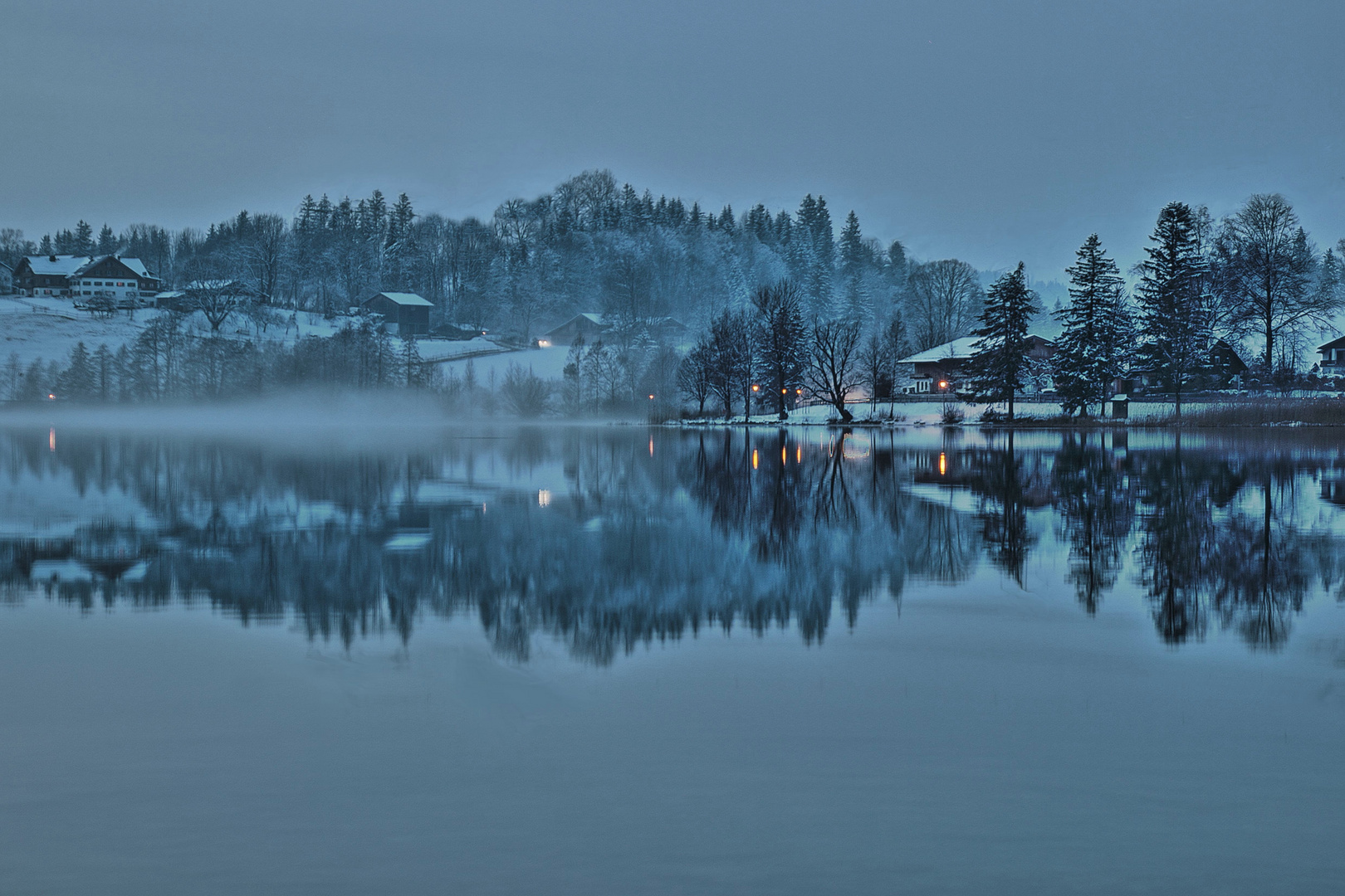 Abendruhe im Nebel..