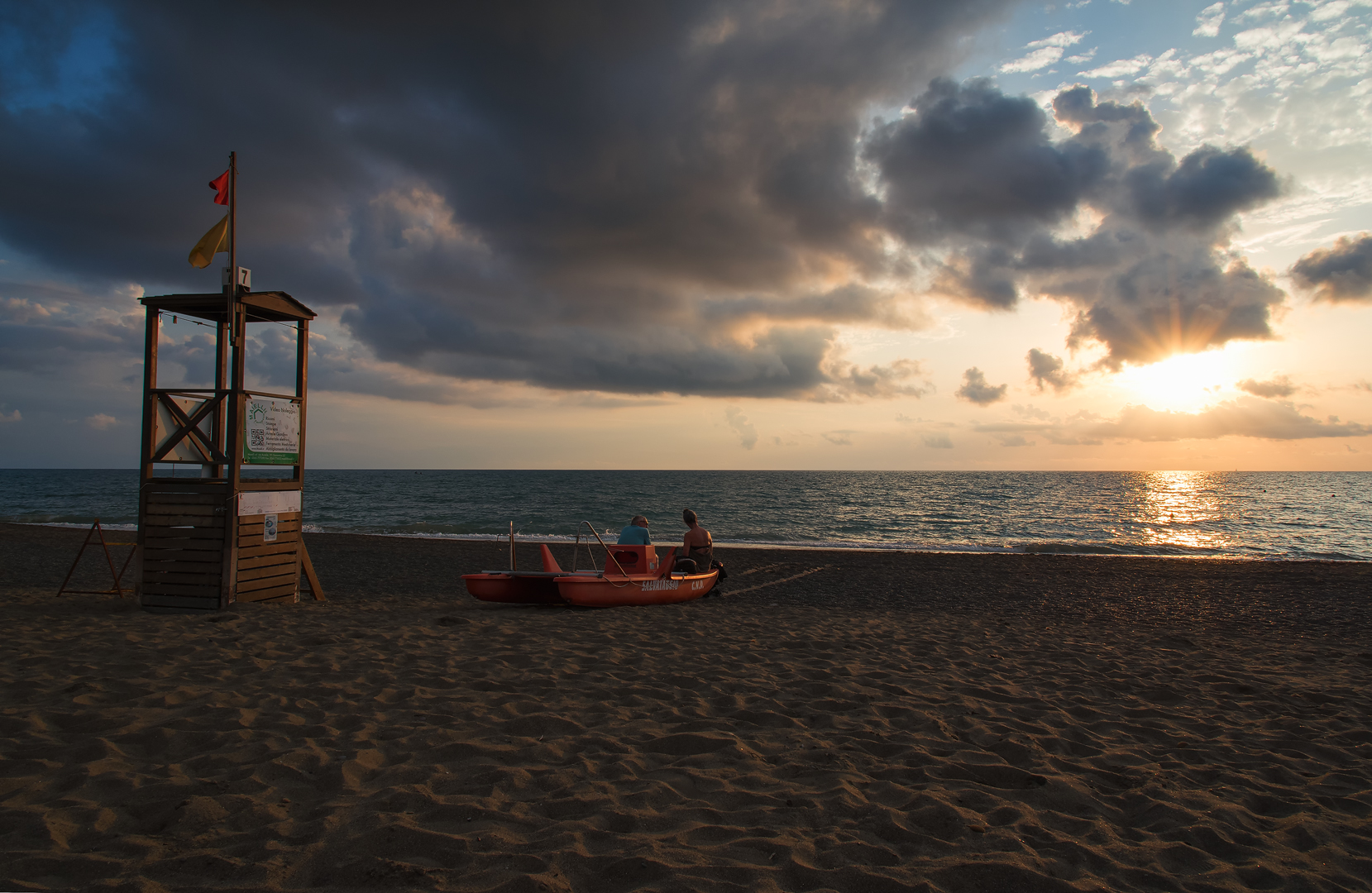 Abendruhe in Castagneto Marina