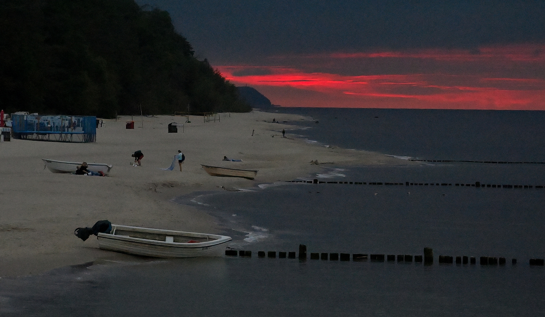 "Abendruhe"am Strand von Bansin/Usedom!