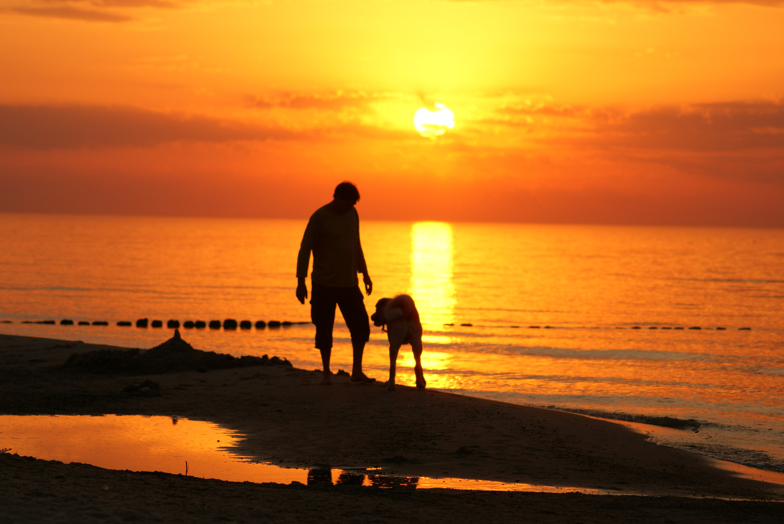 Abendrunde am Strand