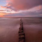 Abends allein am Strand