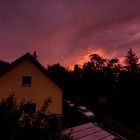 Abends als ich aus dem Fenster sah...