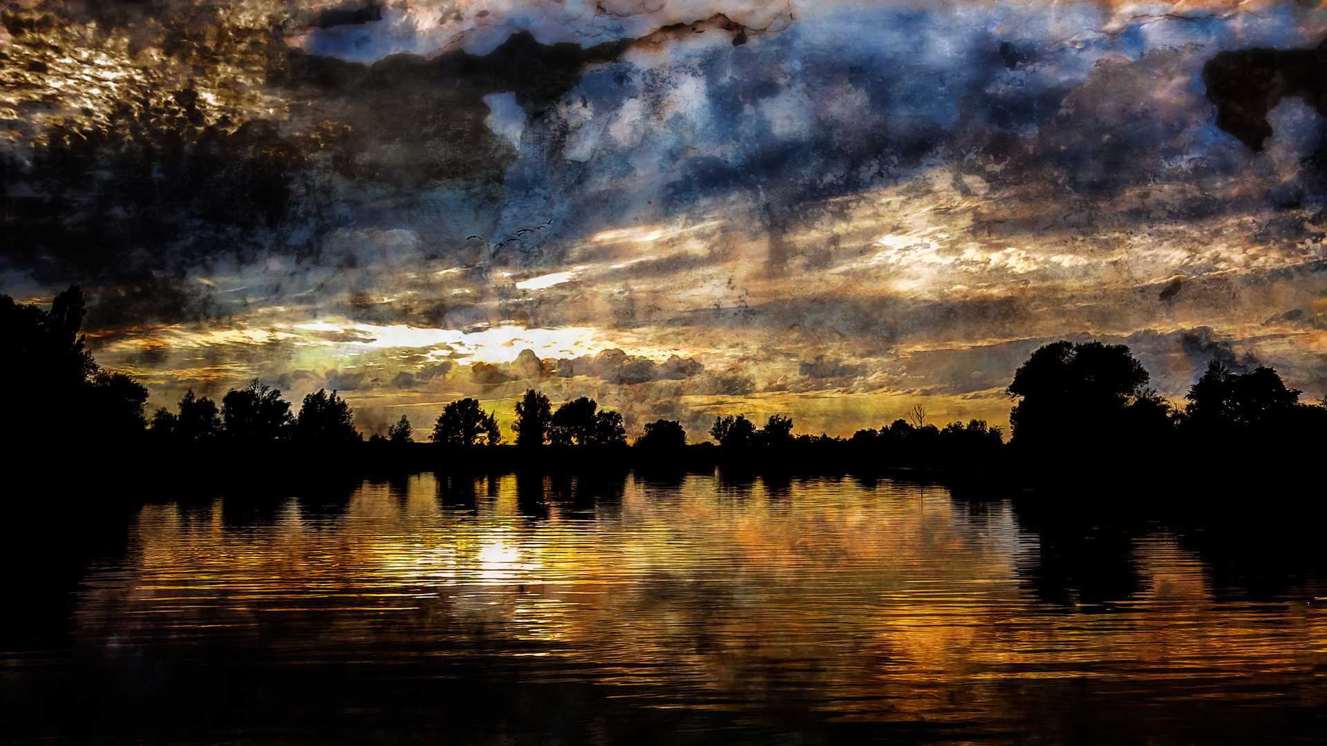 "ABENDS AM ALTMÜHLSEE"