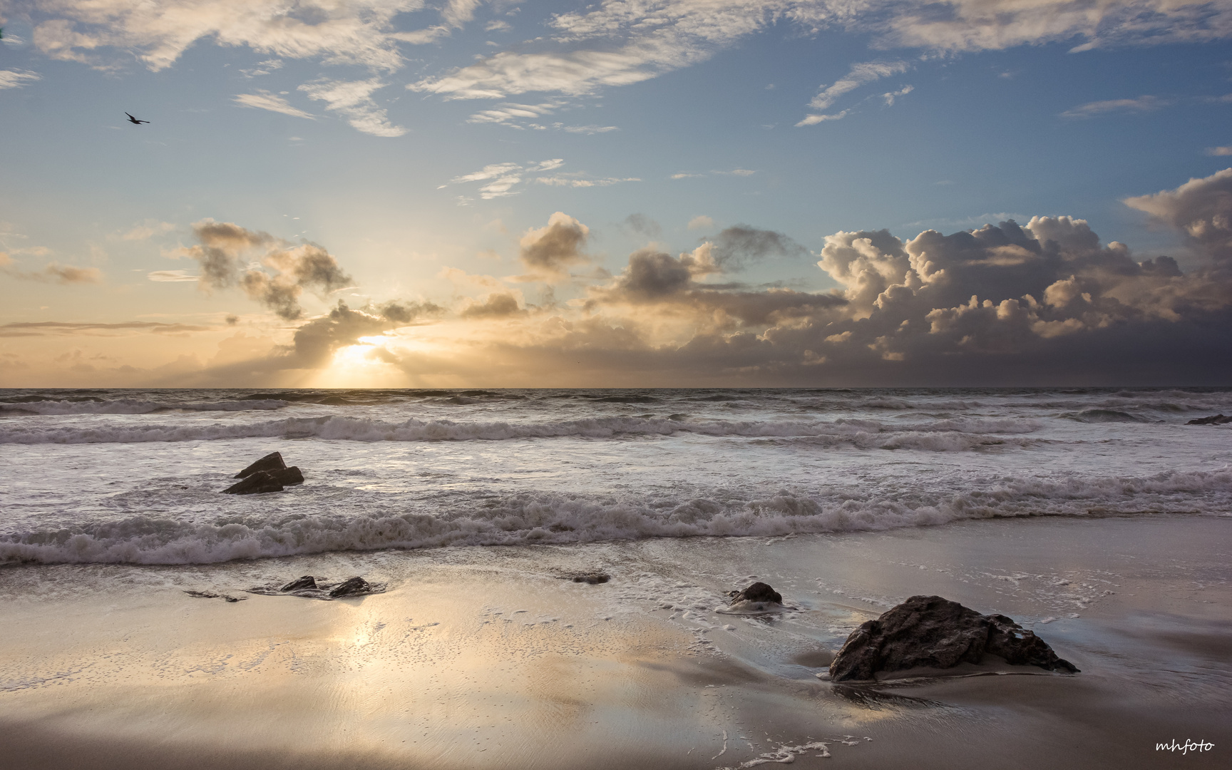 abends am Atlantik