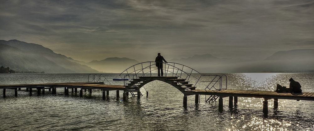 Abends am Attersee...