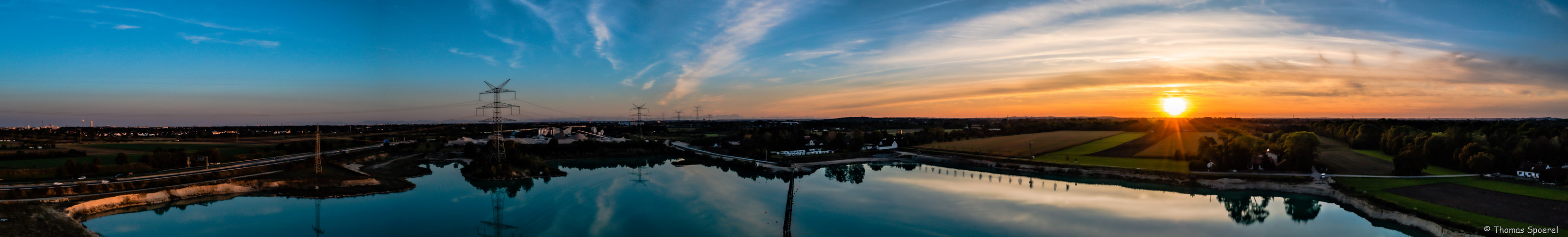 Abends am Baggersee