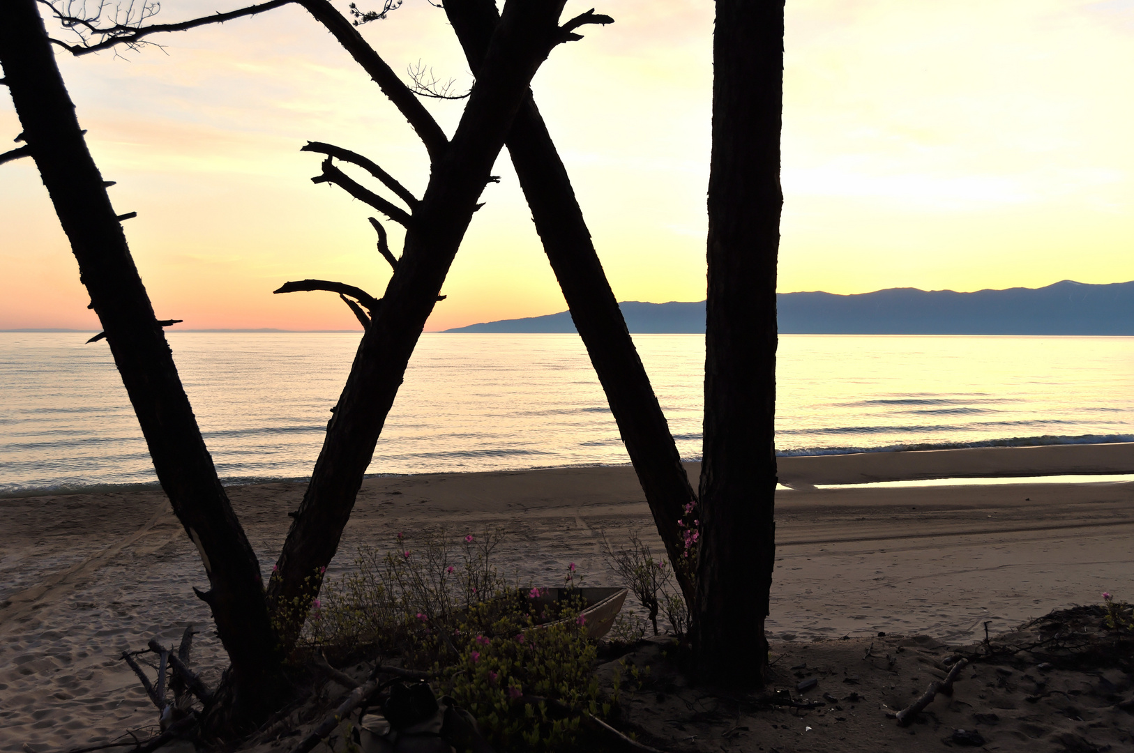 abends am Baikalsee bearbeitete Version