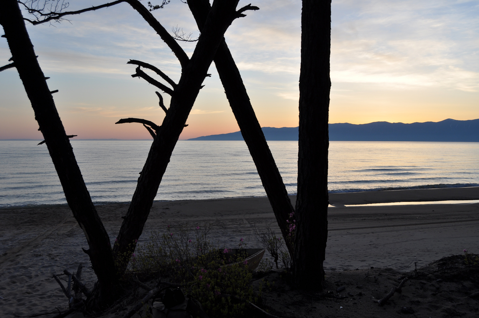 Abends am Baikalsee