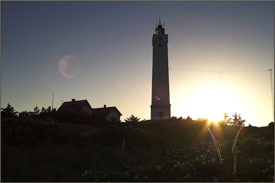 Abends am Blåvandshuk Fyr