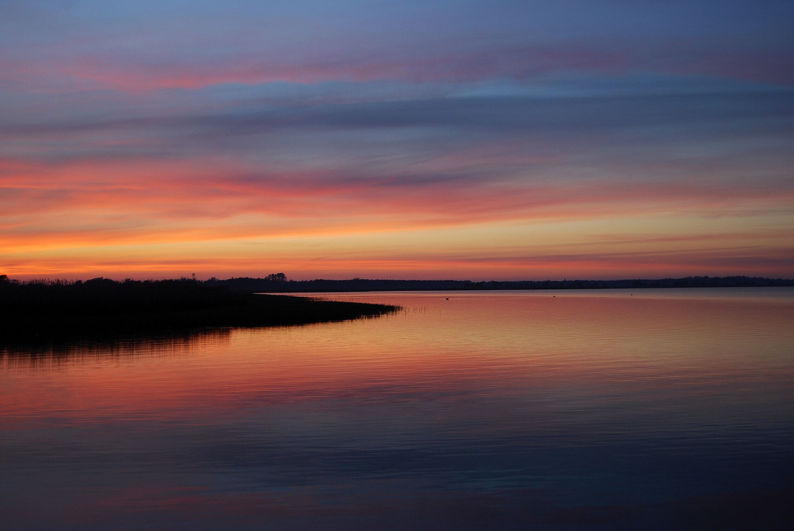 Abends am Bodden - Hafen Dierhagen