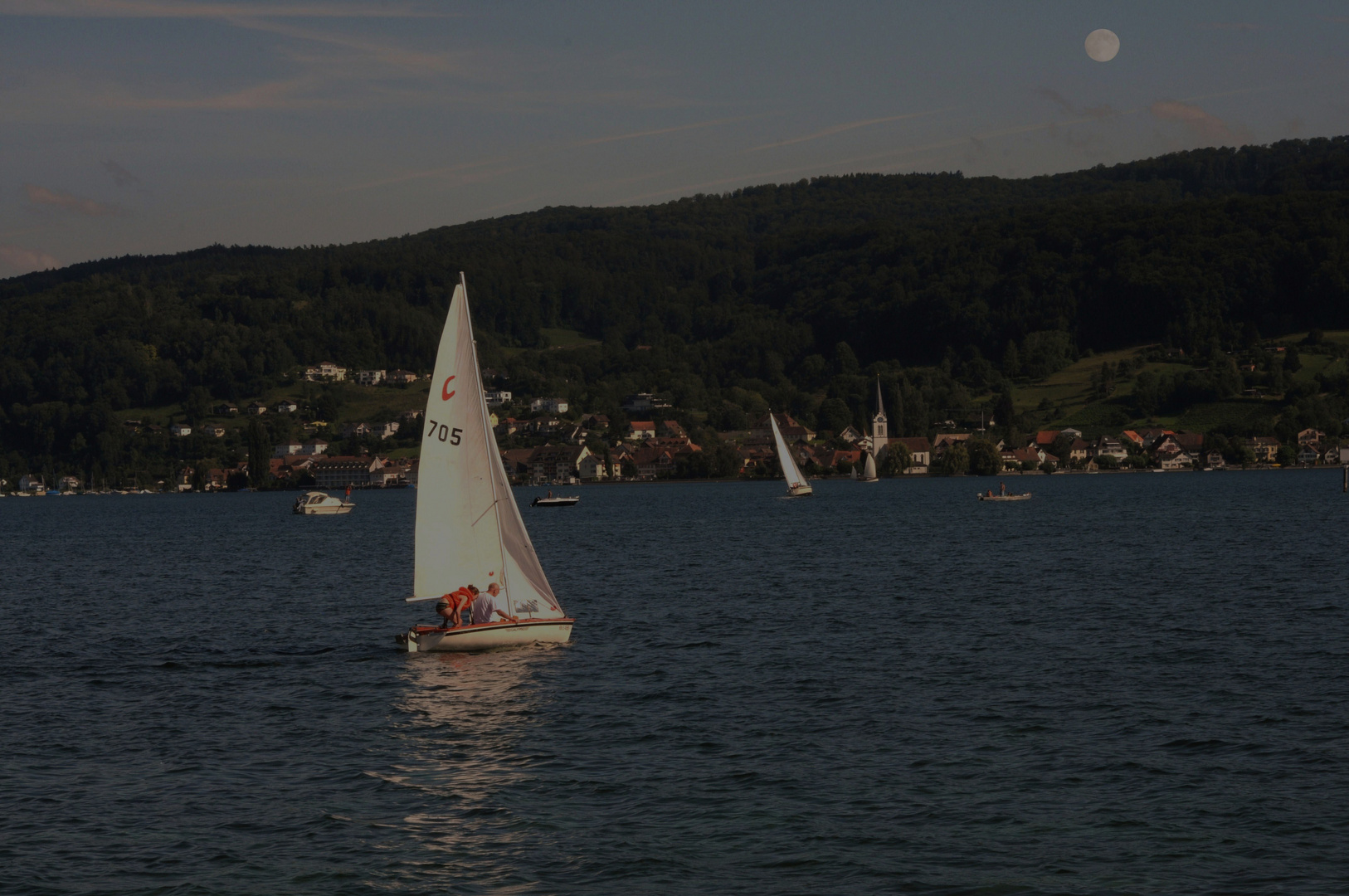 abends am Bodensee