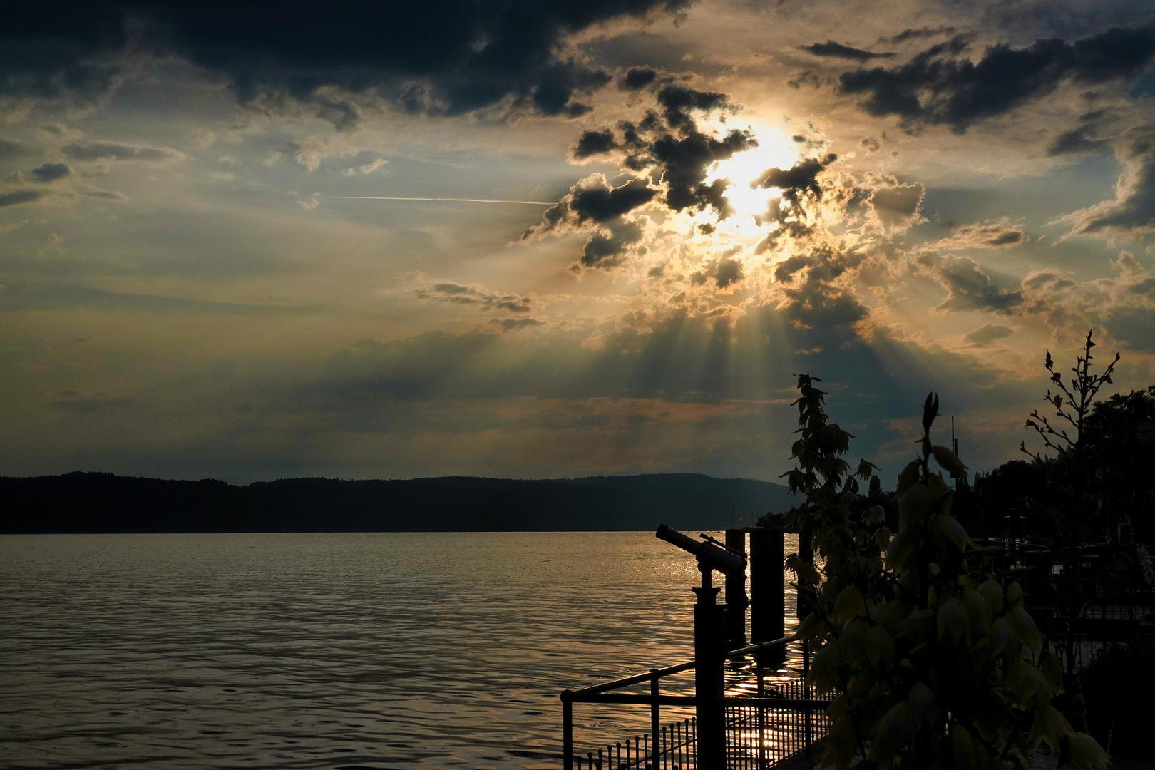 Abends am Bodensee