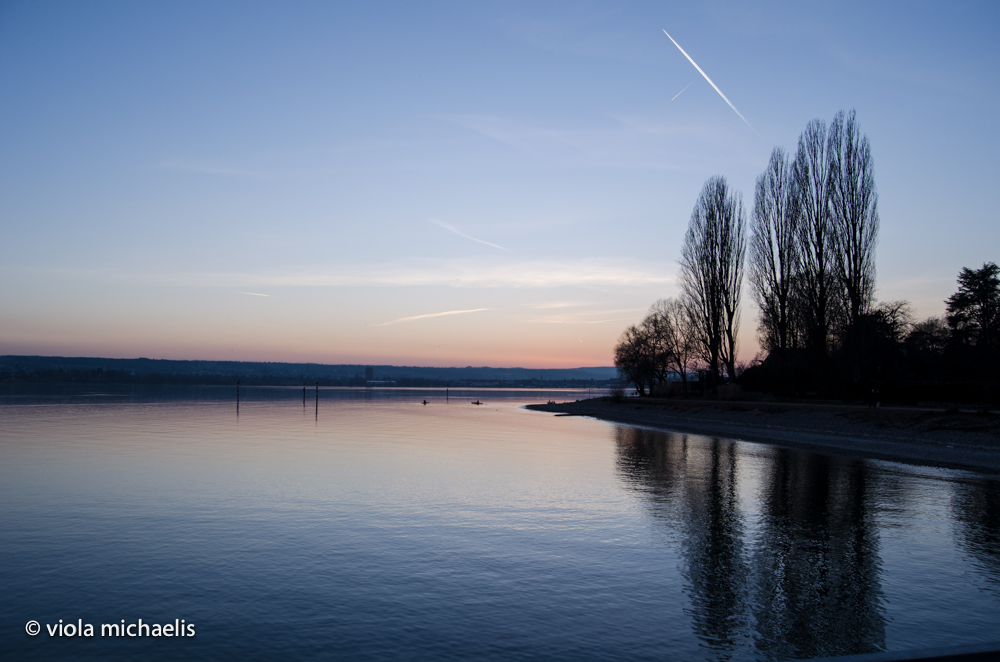 abends am Bodensee