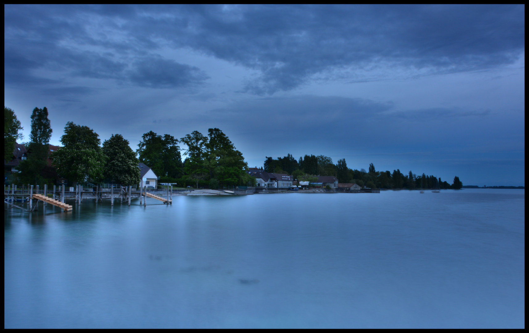 Abends am Bodensee