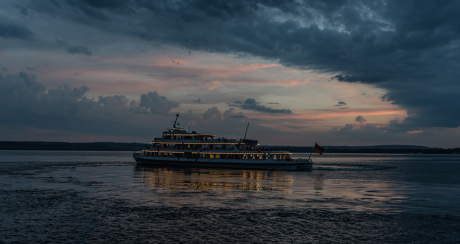 Abends am Bodensee