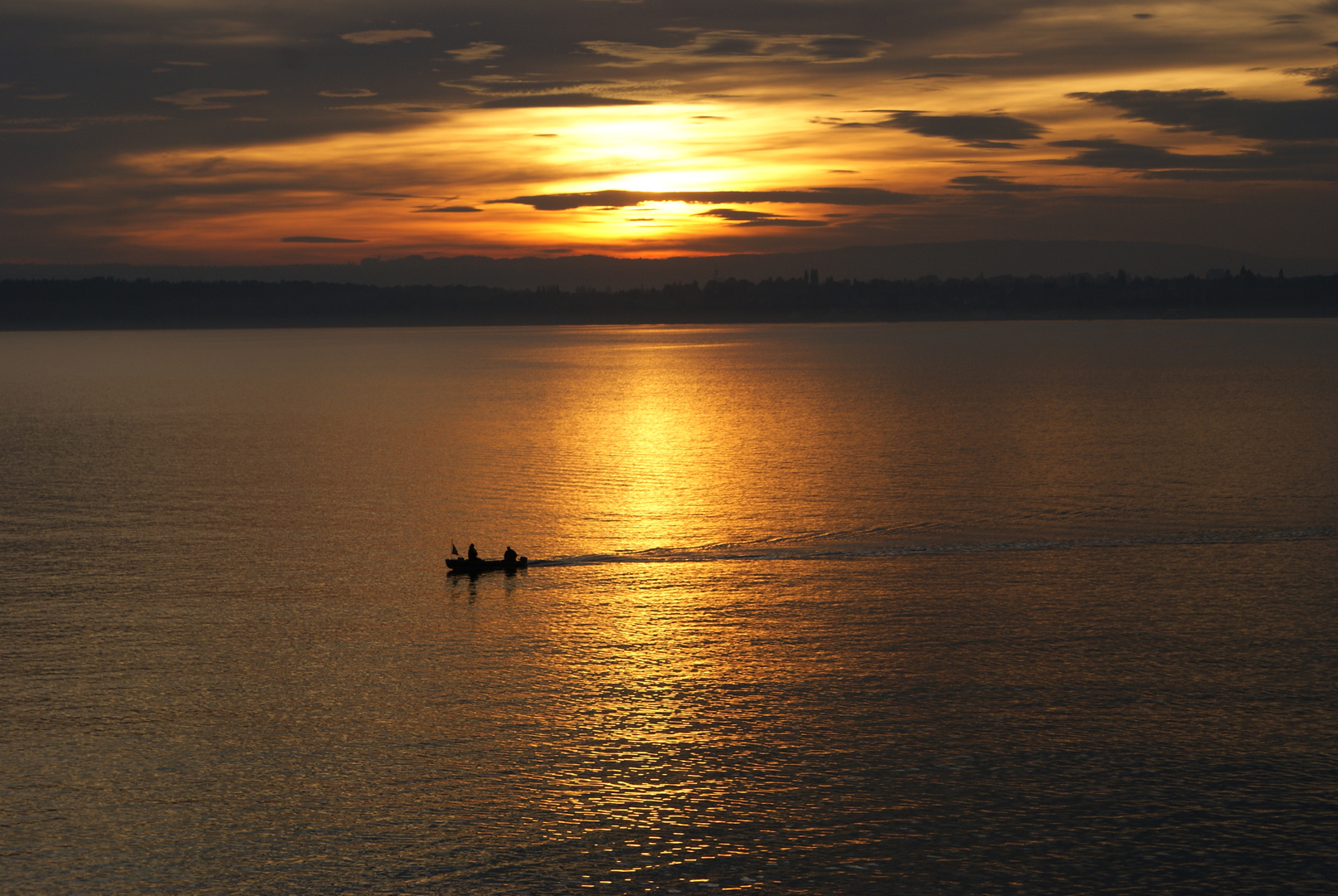 Abends am Bodensee