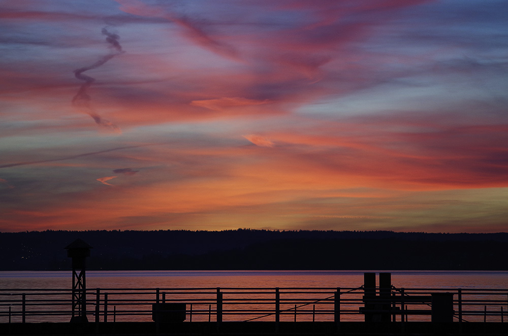 abends am Bodensee