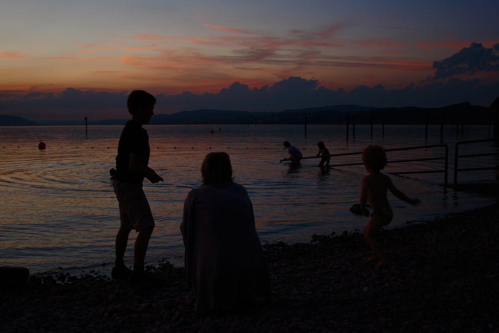 abends am Bodenseeufer