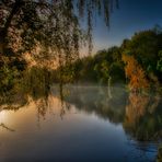 Abends am Borner See