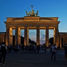 Abends am Brandenburger Tor