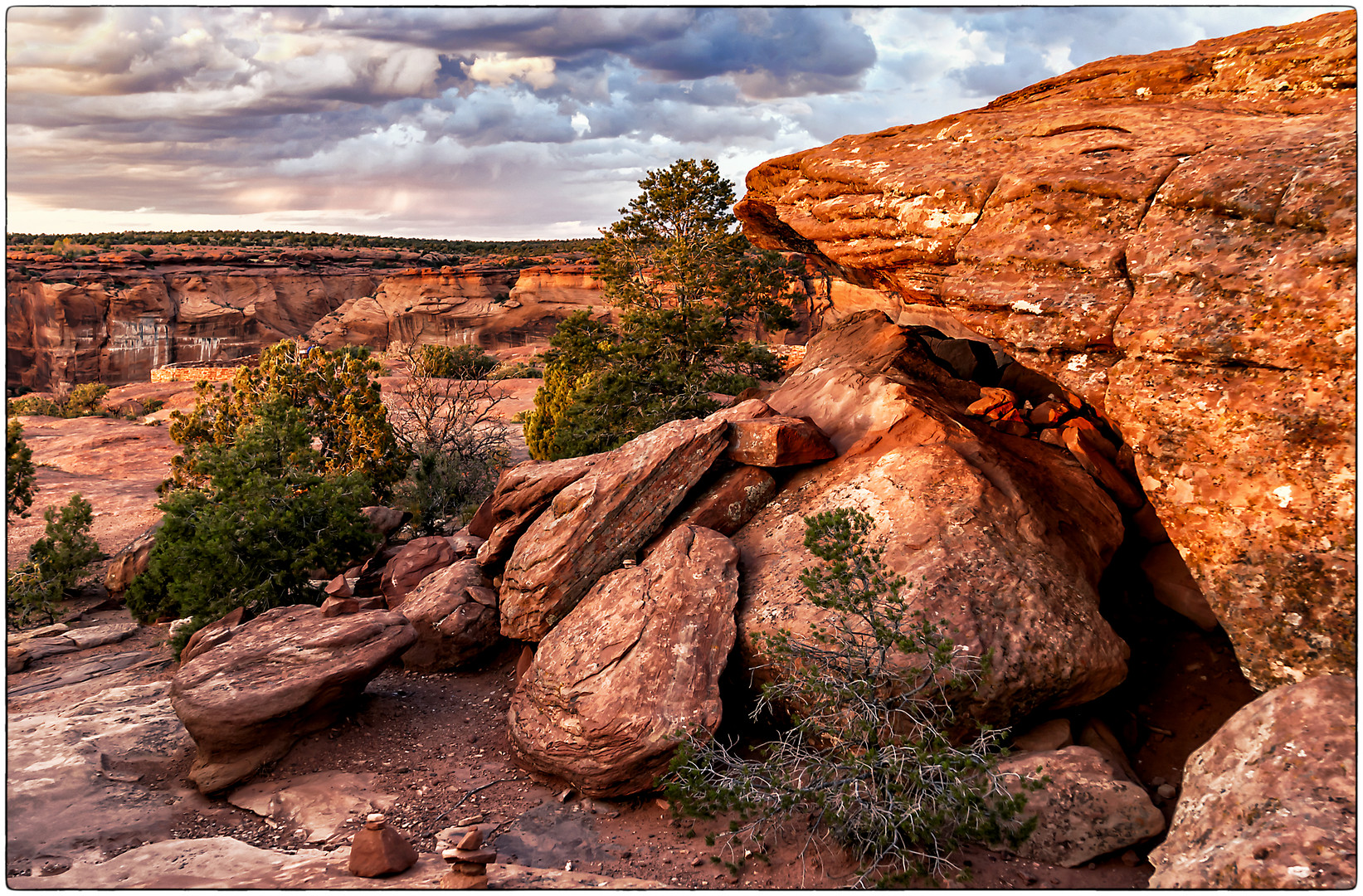 Abends am Canyon de Chelly