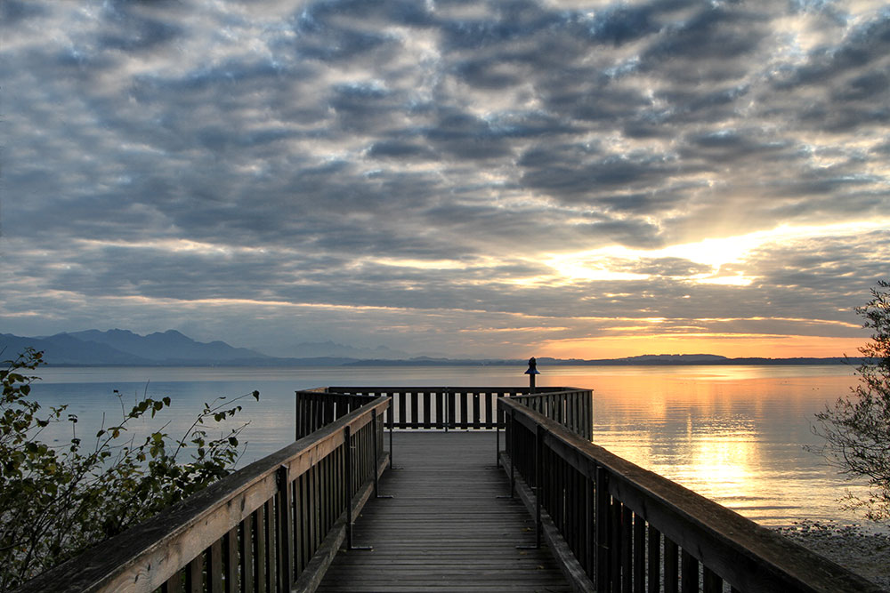 Abends am Chiemsee