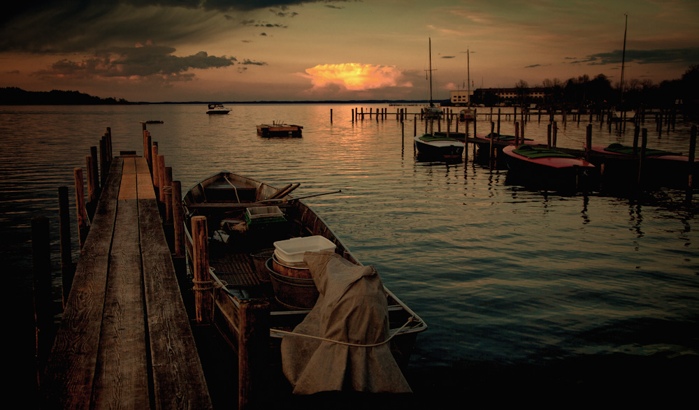 Abends am Chiemsee