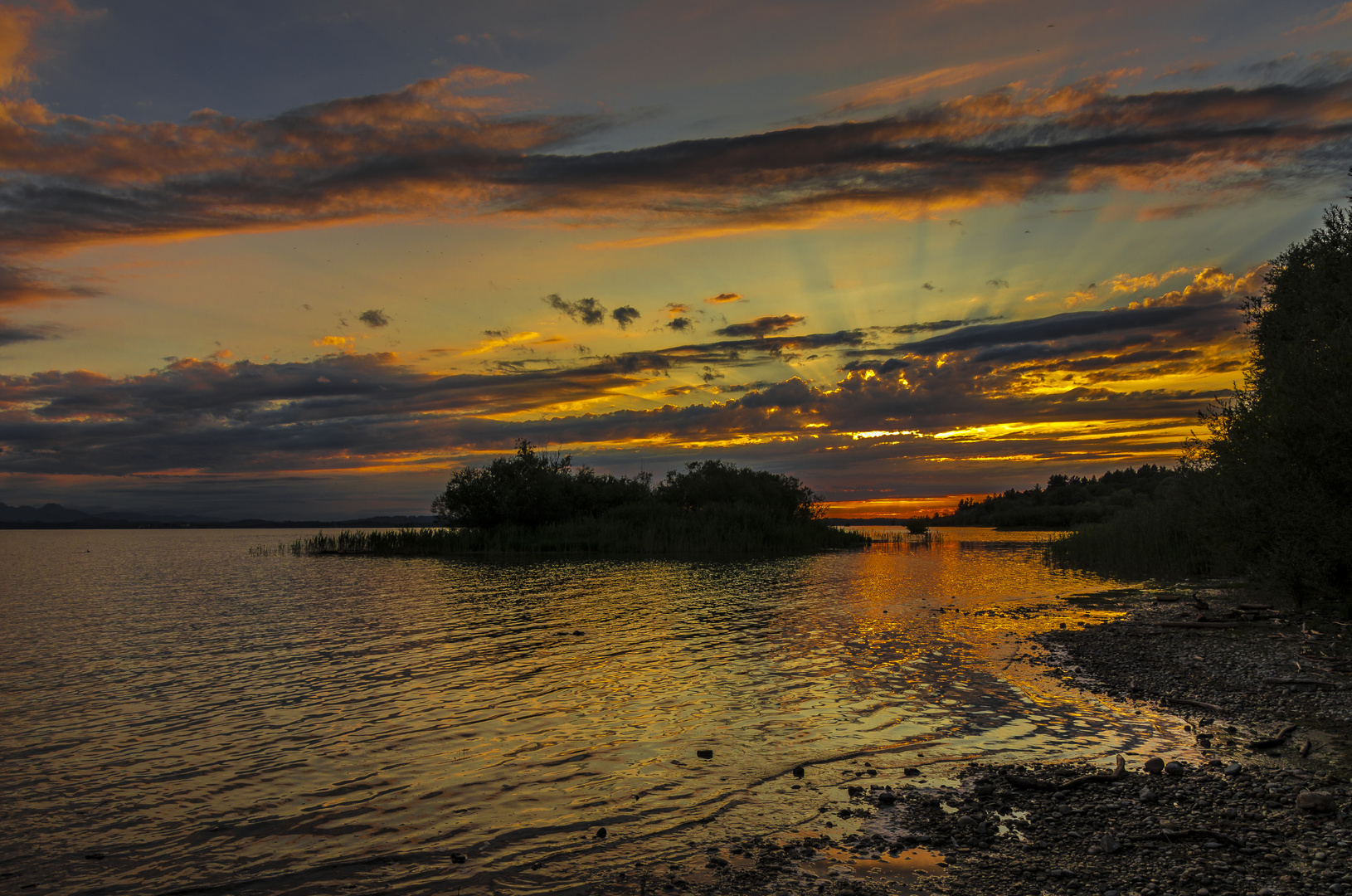 Abends am Chiemsee