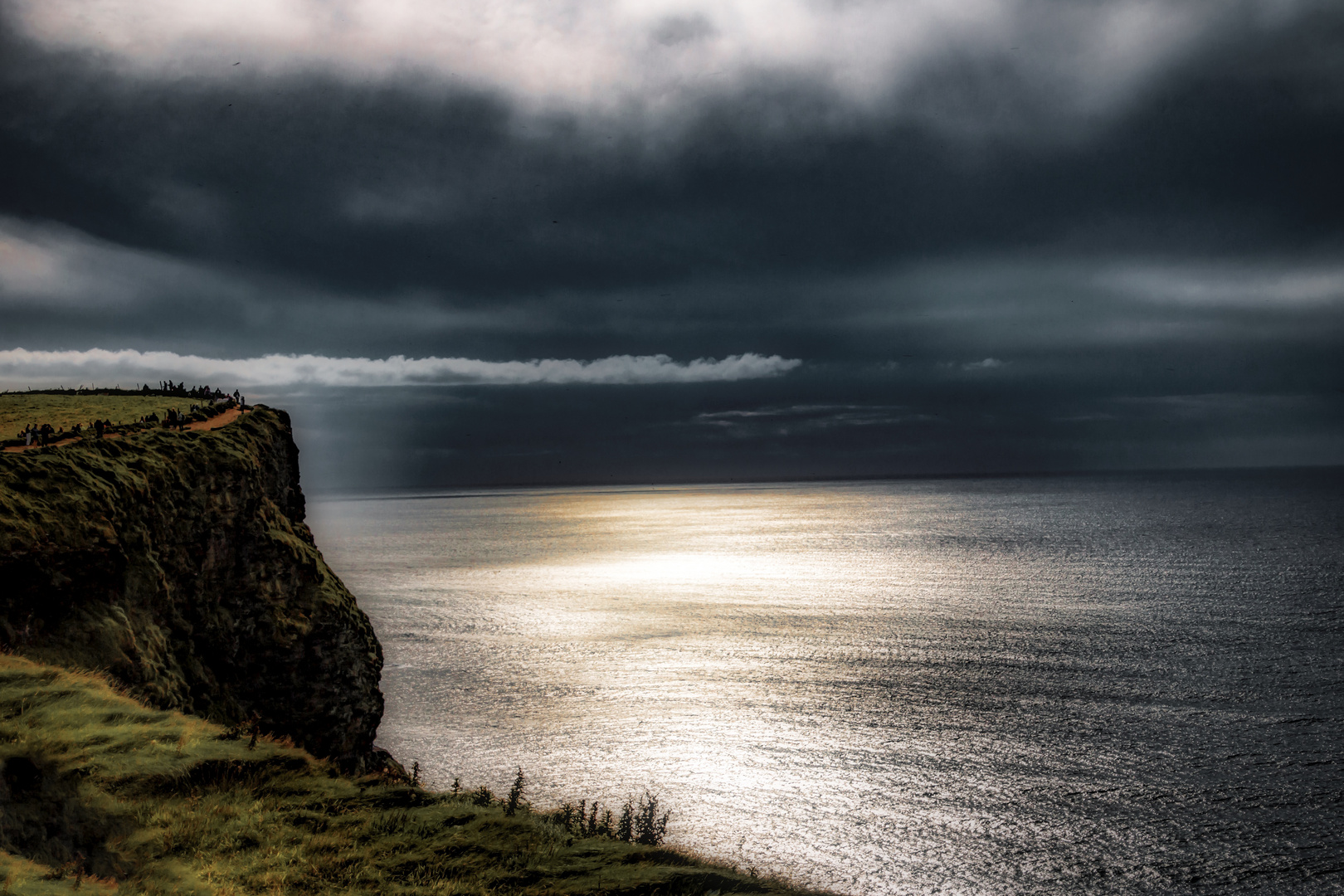 Abends am Cliff of Moher