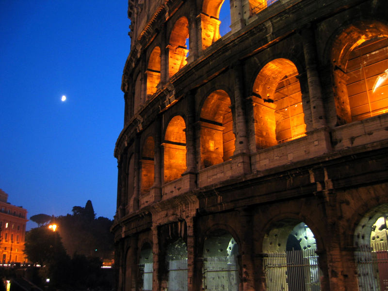 Abends am Colloseum