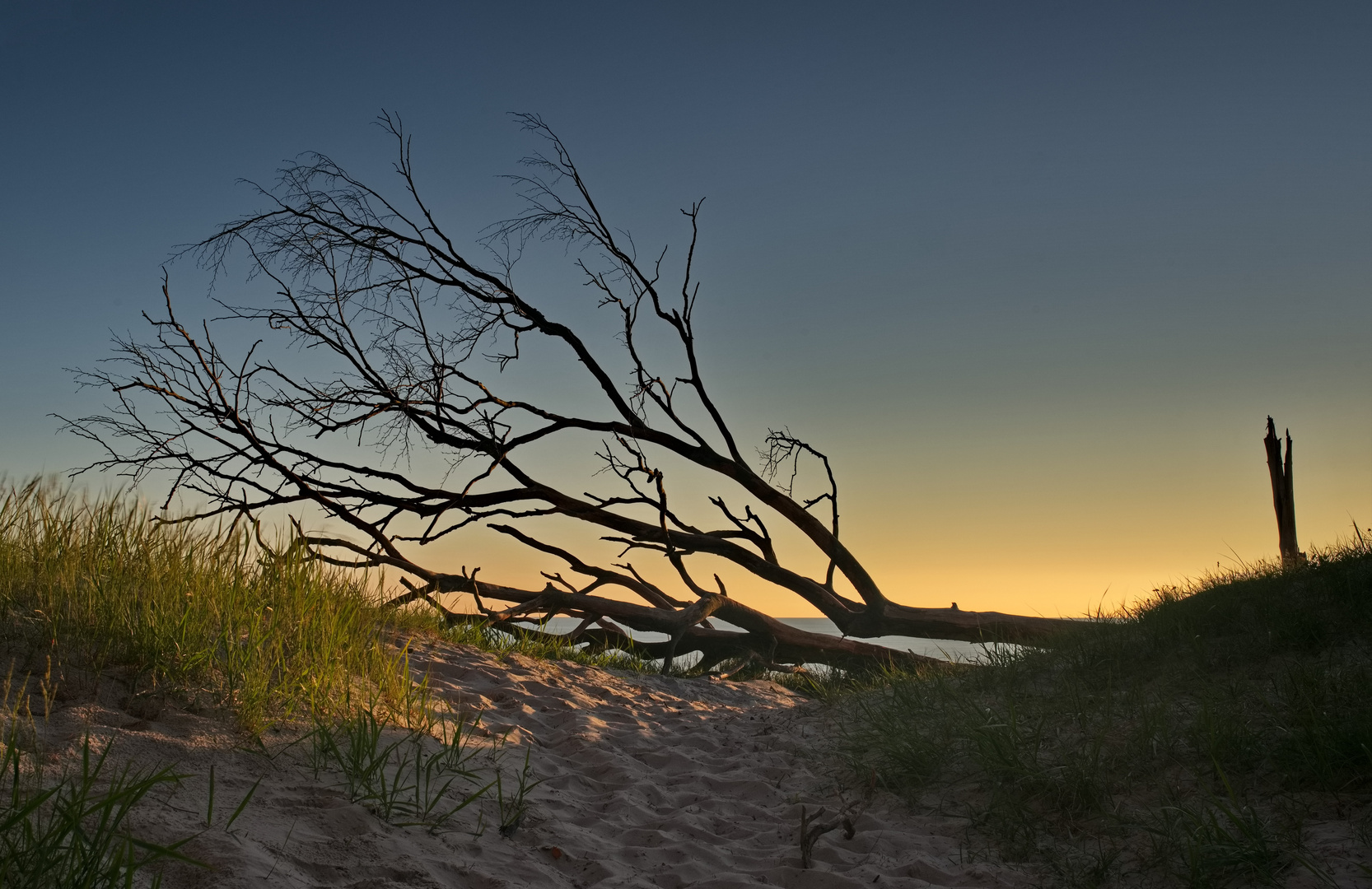 Abends am Darßer Weststrand