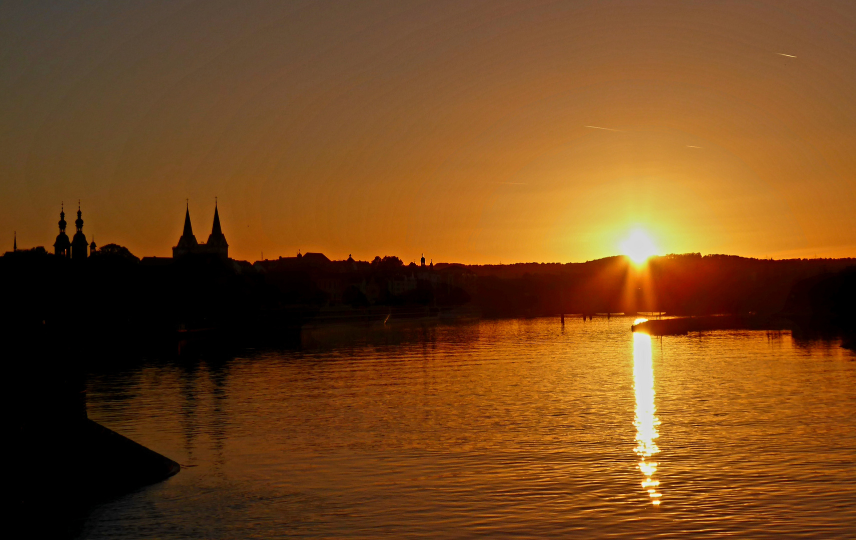 Abends am Deutschen Eck