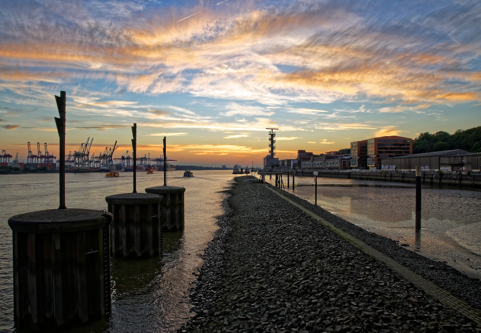 Abends am Dockland