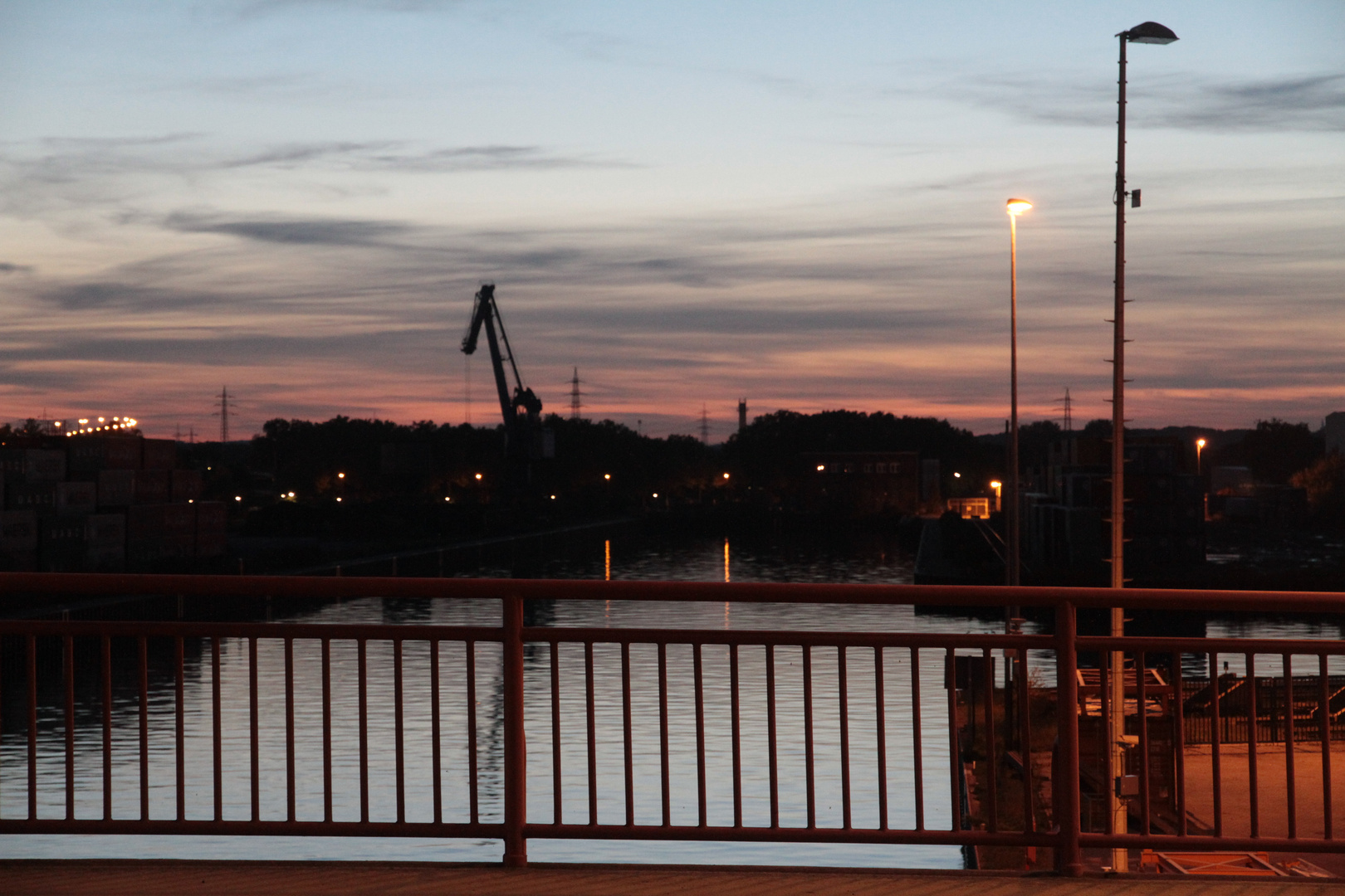 Abends am Dortmunder Hafen