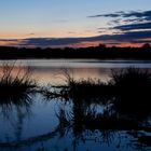 Abends am Echinger Stausee