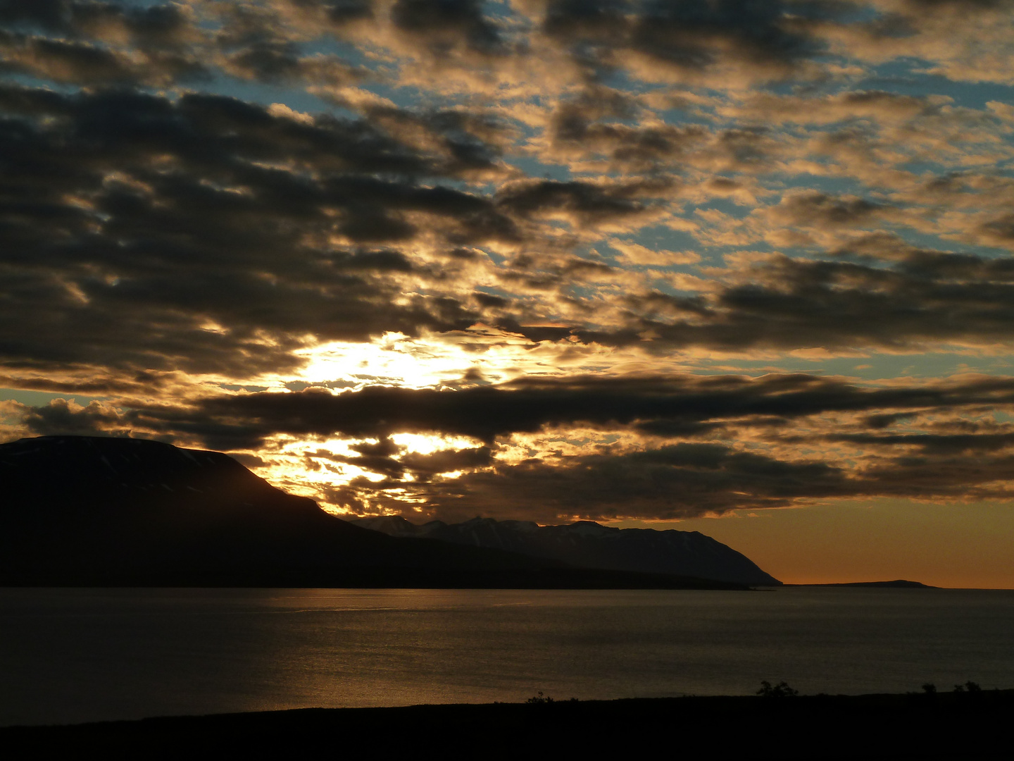 abends am Eyafjödur