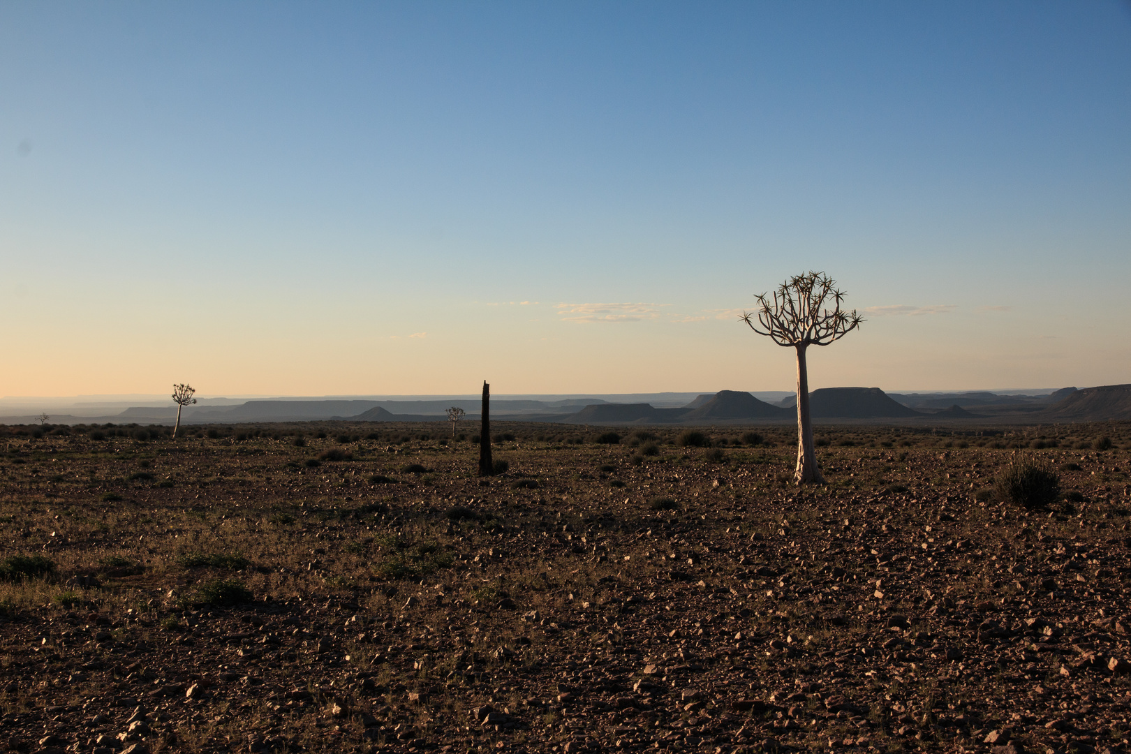 Abends am Fish River Canyon