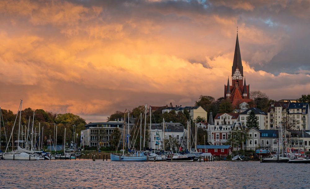 Abends am Flensburger Hafen