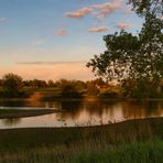 Abends am Fluss