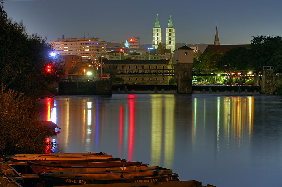 abends am Fluss...