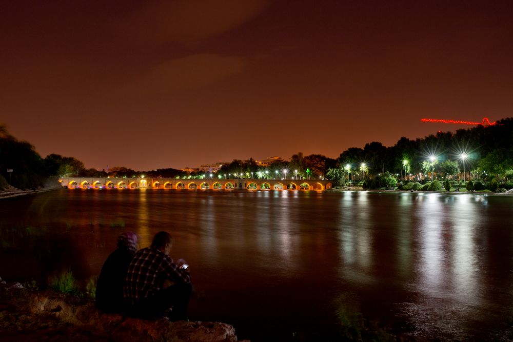 abends am Fluß