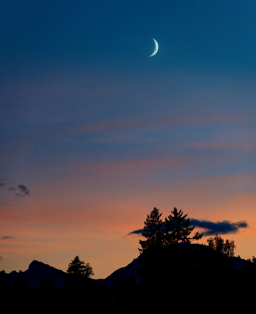 Abends am Forggensee