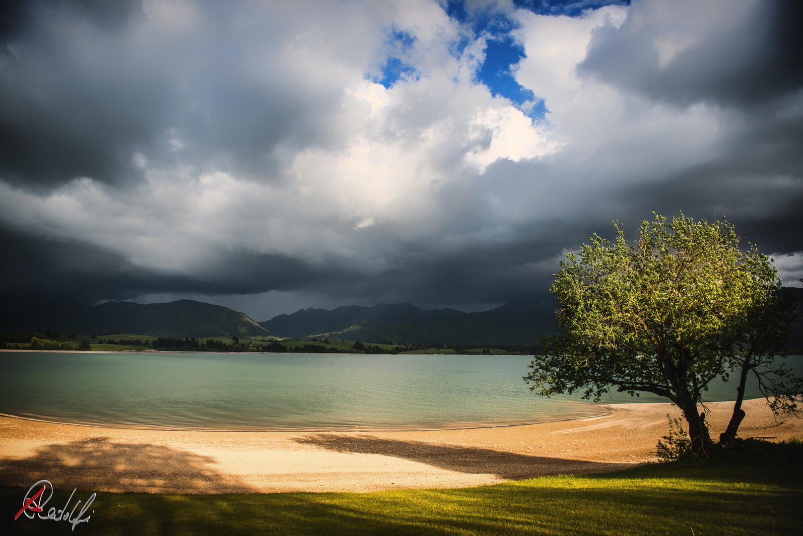 abends am Forggensee